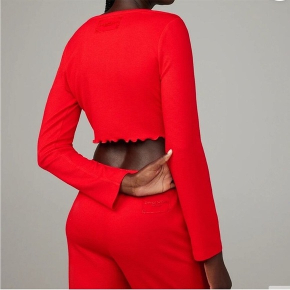 SAVAGE FENTY by Rihanna red loungewear/pajama set - Picture 3 of 16